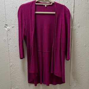 Eileen Fisher Raspberry Cardigan